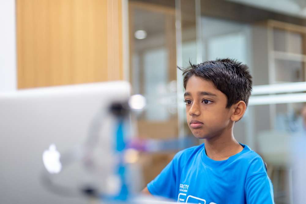 Shreyas at Roboto Coding Academy